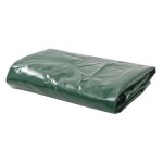 Vidaxl bche 650 g / m 3 x 4 m vert