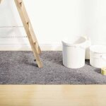 Vidaxl b�che de protection contre peinture 5055 cm 220 g / m gris
