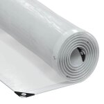 Vidaxl bche transparente avec oeillets 10x12 m polythylne