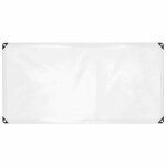 Vidaxl b�che transparente avec oeillets 1x2 m poly�thyl�ne