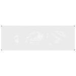 Vidaxl bche transparente avec oeillets 1x3 m pvc