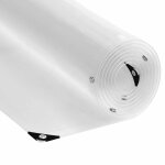 Vidaxl bche transparente avec oeillets 3x8 m pvc