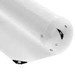Vidaxl bche transparente avec oeillets 4x5 m pvc