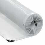 Vidaxl bche transparente avec oeillets 8x10 m polythylne