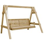 Vidaxl balancelle de jardin bois de pin imprgn 205x150x157 cm