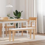 Vidaxl banc 110 cm bois massif caoutchouc Vidaxl banc 110 cm bois massif caoutchouc