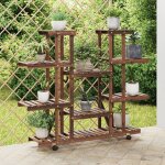 Vidaxl banc de jardin avec table 2 places noir bois massif de pin
