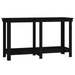 Vidaxl banc de travail noir 140x50x80 cm bois de pin massif Vidaxl banc de travail noir 140x50x80 cm bois de pin massif