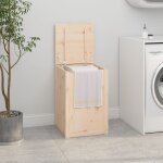 Vidaxl bo?te ¿¿ linge 44x44x66 cm bois massif de pin Vidaxl bo?te ¿¿ linge 44x44x66 cm bois massif de pin