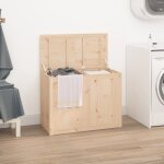 Vidaxl bo?te ¿¿ linge 88, 5x44x66 cm bois massif de pin Vidaxl bo?te ¿¿ linge 88, 5x44x66 cm bois massif de pin