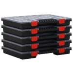Vidaxl boîtes d'assortiment 5 pcs 40x30x5 cm polypropylène Vidaxl boîtes d'assortiment 5 pcs 40x30x5 cm polypropylène