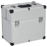 Vidaxl boîte à outils 38x22, 5x34 cm argenté aluminium Vidaxl boîte à outils 38x22, 5x34 cm argenté aluminium