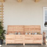 Coffre de rangement jardin bois massif sapin 198, 5x50x56, 5 cm