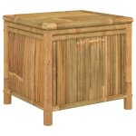 Vidaxl bo�te de rangement de jardin 60x52x55 cm bambou