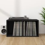 Vidaxl boîte de rangement de vinyles noir 71x34x36cm bois d'ingénierie Vidaxl boîte de rangement de vinyles noir 71x34x36cm bois d'ingénierie