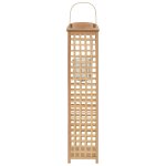 Vidaxl bougeoir suspendu bambou naturel