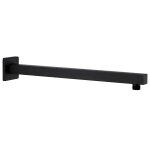 Vidaxl bras de support de douche carré inox 201 noir 40 cm Vidaxl bras de support de douche carré inox 201 noir 40 cm