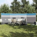 Vidaxl brise - vent de camping bleu 510x153 cm imperm�able