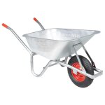Vidaxl brouette 90 l 150 kg acier galvanisé et plastique Vidaxl brouette 90 l 150 kg acier galvanisé et plastique