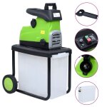 Vidaxl broyeur électrique de jardin avec sac de collecte 2800 w Vidaxl broyeur électrique de jardin avec sac de collecte 2800 w