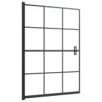 Vidaxl cabine de douche esg 100x140 cm noir Vidaxl cabine de douche esg 100x140 cm noir