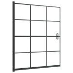 Vidaxl cabine de douche esg 116x140 cm noir Vidaxl cabine de douche esg 116x140 cm noir