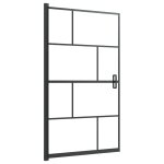 Vidaxl cabine de douche esg 80x140 cm noir Vidaxl cabine de douche esg 80x140 cm noir