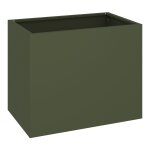 Vidaxl cache - pot de jardin vert olive 50 x 32 x 40 cm