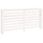 Vidaxl cache - radiateur blanc 169x19x84 cm bois massif de pin
