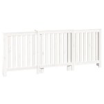 Vidaxl cache - radiateur blanc 210x21x85 cm bois massif de pin