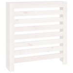 Vidaxl cache - radiateur blanc 79, 5x19x84 cm bois massif de pin