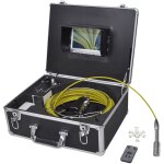 Vidaxl camra d'inspection de tuyaux 30 m avec botier de commande dvr