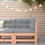 Vidaxl canap� d'angle de jardin bois massif douglas