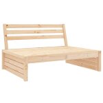 Vidaxl canap� central de jardin 120x80 cm bois de pin massif