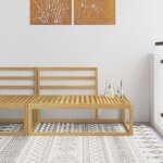 Vidaxl canap� d'ext�rieur en bout blanc 115 x 83 x 73 cm
