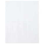 Vidaxl carrelage rectangulaire 50 pcs blanc 29 x 23 x 0, 08 cm