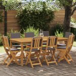 Vidaxl chaises de bistrot d'ext�rieur 8 pcs gris fonc� 38 x 46 x 85 cm