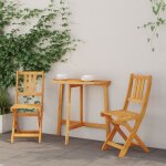 Vidaxl chaises de jardin 2 pcs 36x46x85 cm bois massif acacia