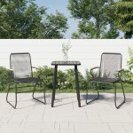 Vidaxl chaises de jardin 2 pcs noir 58x59x85, 5 cm rotin pvc Vidaxl chaises de jardin 2 pcs noir 58x59x85, 5 cm rotin pvc