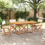 Vidaxl chaises de jardin pliables lot de 4 blanc cr�me tissu