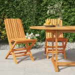 Vidaxl chaises de jardin pliantes 2 pcs 47x47x89 cm bois massif teck Vidaxl chaises de jardin pliantes 2 pcs 47x47x89 cm bois massif teck