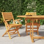 Vidaxl chaises de jardin pliantes 2 pcs 55x62x90 cm bois massif teck Vidaxl chaises de jardin pliantes 2 pcs 55x62x90 cm bois massif teck