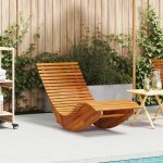 Vidaxl transats a bascule 2 pcs bois d'acacia massif