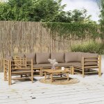 Vidaxl chaise longue avec coussins gris clair tissu