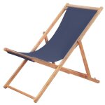Vidaxl chaise longue pliable acier vert