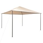 Vidaxl chapiteau tente 4 x 4 m acier beige
