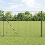 Vidaxl cl�ture euro gris 1. 6x10 m acier