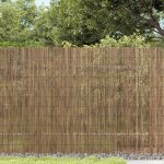 Vidaxl cl�ture de jardin 400x100 cm roseau