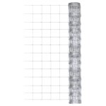 Vidaxl clture de jardin acier galvanis 50x1, 25 m argent