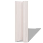 Vidaxl cl�ture de jardin double face pvc 150x500 cm gris blanc pvc